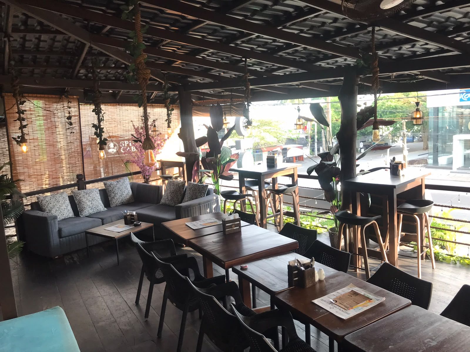 Daytime seating at Café 1