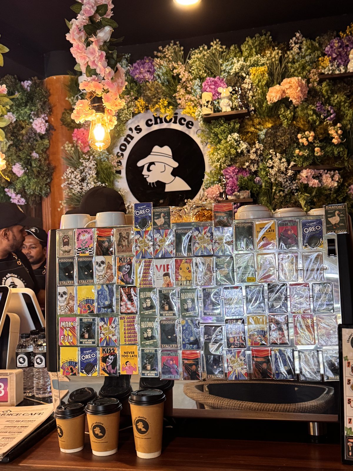 Sticker packs under the blossom logo